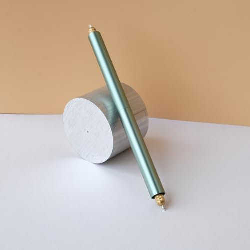 Tom's Studio Lumos Pro Duo Tip (Sage) | Refillable Fineliner, Writing & Brush Pen | Comes with 11 Tips, 3ml Deep Black Ink Sample & 2x Ink Reservoirs