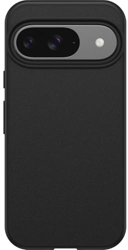 OtterBox Sleek Hülle für Google Pixel 9 / Pixel 9 Pro, stoßfest, sturzsicher, ultraschlank, schützende Hülle, Getestet nach Militärstandard, Schwarz, Keine Einzelhandelsverpackung