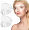 BEPSYOM 50 Stücke Transparent Gesichtsschutz Visier, Dusche Gesicht Augenschutz Schild, Wimpern Schild, Kunststoff Gesichtsschutz für Mikroblading, Makeup, Haare Waschen (Transparent)