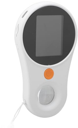 Microscopio Digital, 8 Leds 2MP Lente Foco Fijo Microscopio de Bolsillo Pantalla a Color IPS de 2.0 Pulgadas Aumento 500X Conexión Tipo C a Ordenador Mini Microscopio (White)