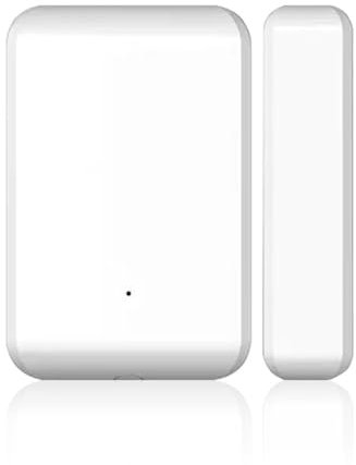 Huudngeje 2.4GHz Kabelloser TTLOCK-Türsensor Weißes ABS-, Öffnen und Schließen Status, Funktioniert mit TTLOCK-App-Smartlocks