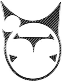 KMLONG Autocollant de garniture de panneau de tasse centrale, adapté for FIAT, 500 2012-2015 couverture en Fiber de carbone accessoires intérieurs de voiture décoratifs Autocollant pour porte-gobelet