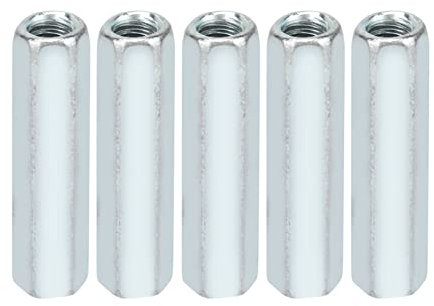 5pcs Dado Esagonale Lungo, Dado Esagonale M6 × 40mm a Bussola Manicotto Esagonale Distanziali Filettati di Fissaggio per Casa Elettrodomestici da Ufficio Apparecchiature di Comunicazione