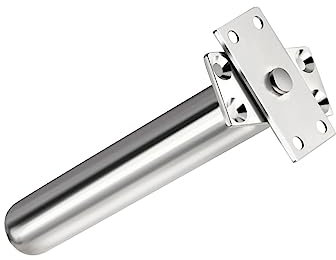 Ferme-porte automatique invisible à fermeture automatique pour la maison, la chambre à coucher, argenté, chrome brillant, 14,5 cm