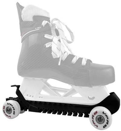 VPRO Hockey Schlittschuh-Klingenschutz, Universelle Eishockey-Kufenabdeckung, Schutzvorrichtung für Schlittschuhklingen (Black)