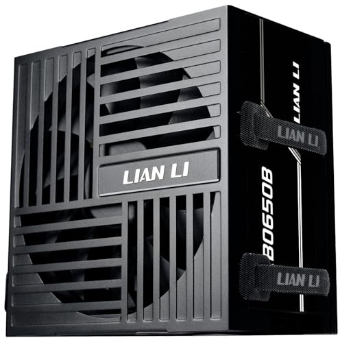Lian Li RB 650W PC-Netzteil - Schwarz | 80 Plus Bronze, teilmodular, ATX 3.1, leiser 135-mm-Lüfter, effiziente Stromversorgung für Office & Gaming PCs