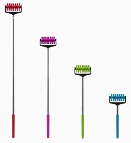 Ausziehbarer Massage Roller mit gummierten Griff ca.51cm