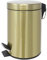 Deblanch Papelera, Acero Inoxidable, Oro Viejo, 3 l