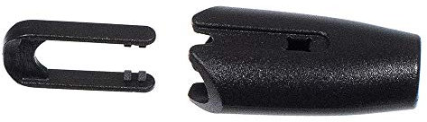 West Coast Paracord Black Plastic Rope Clamps - Multiple Diameter and Pack Sizes - Great for Creating Leads, Lines, Lunge Lines, Cross Ties, and More
