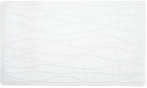 AQUALONA® Premium Bath Mat, Anti-Mould Non-Slip – Rubber, Machine Washable. BPA, Latex and Phthalate Free (Ripple)