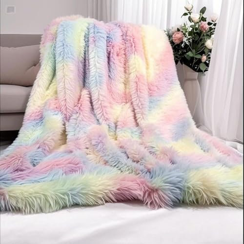 Myru - Manta de peluche para ropa de cama (160 x 200 cm), color gris