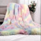 Myru - Manta de peluche para ropa de cama (160 x 200 cm), color gris