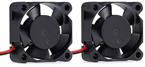 GDSTIME 2 Stück 30mm x 10mm Lüfter 5V 3010 Lüfter DC bürstenloser Kühlung 30 x 10mm