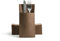 Alvotex CHIC Airlaid 50 Besteckservietten Bestecktaschen, Stoffähnlich, hochwertige Einwegserviette, 39x40cm, Brown