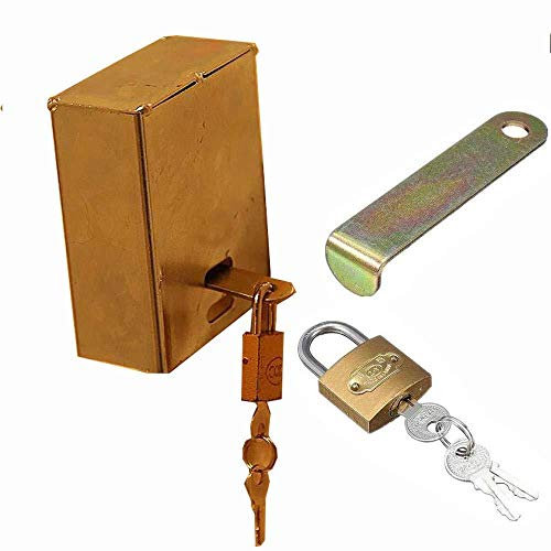 Tap Lock Secures Garden And Outdoor Taps Easily And Quickly. Solid Metal Construction With Padlock. Easy To Fit In Seconds,Silver