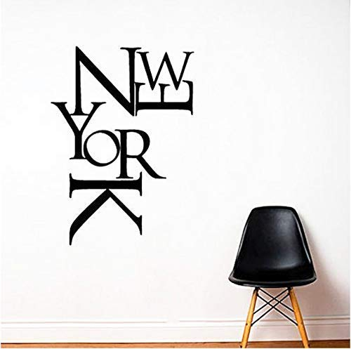New York Wandtattoo Selbstklebende Dekoration Pvc Kunst Aufkleber Tapete Wohnzimmer Schlafzimmer Wand Tattoo Wandtattoo 42X58Cm
