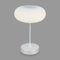BRILONER - LED Tischlampe kabellos mit Touch, dimmbar in Stufen, Glasschirm, Nachttischlampe, Leselampe, LED lampe, Campinglampe, Tischleuchte, Akku Lampe, Outdoor Lampe, 30x20 cm, Chrom-Matt