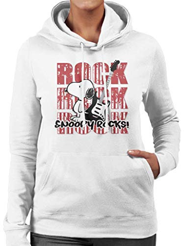 All+Every Peanuts Snoopy Rocks Women's Hooded Sweatshirt