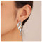 Inilbran Boho Kristall Feuer Flamme Ohrringe Silber Strass Harajuku Flamme Tropfen Ohrring Vintage Kristall Cz Flamme Ohrstecker Ohrringe Minimalistische Flamme Ohrringe Schmuck Für Frauen Und Mädchen