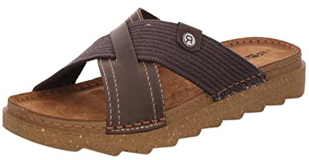 Rohde Foggia-H Herren, Männer, Klassische Sandalen, Pantoletten,Sommerschuhe,Hausschuhe,Leder-Fußbett