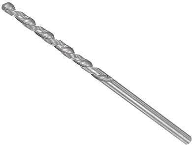 CoCud Solid Carbide Drill Bits, 2mm Diameter, Left Hand YG6X (C3/K10) Tungsten Carbide Straight Shank Twist Drill Bits - (Applications: for Stainless Steel Alloy), 1-Piece