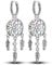 NARMO 925 Sterling Silber Hoop Ohrringe Feder Traum Catcher Dangle Drop Ohrringe für Frauen Mädchen