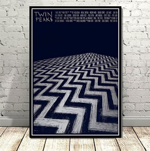 Poster Twin Peaks Poster, Vintage-Tv-Poster, Leinwand, Gemälde, Dekoration, Kunst, Poster Und Drucke, Heimdekoration 50X70Cm Kein Rahmen