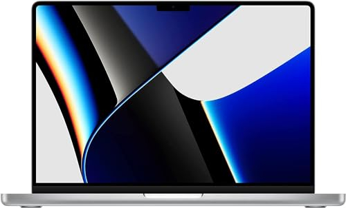 2021 Apple MacBook Pro with Apple M1 Pro Chip (14-inch, 32GB RAM, 512GB SSD Storage) (QWERTY English) Silver (Renewed)