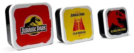 Half Moon Bay Jurassic Park - Set of three Snack Boxes