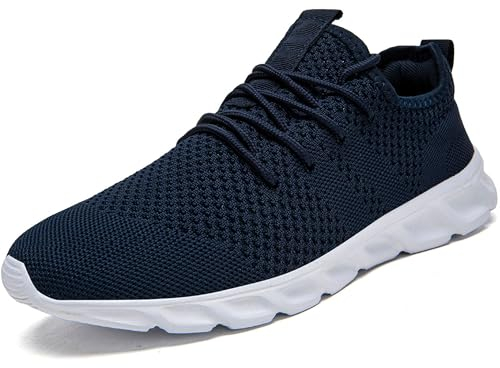 Damen Turnschuhe Laufschuhe Sportschuhe Sneaker Running Schuhe Freizeit Walkingschuhe Straßenlaufschuhe Fashion Atmungsaktiv Leichtgewichts Outdoor Fitness Jogging Schuhe Blau 38