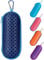 DHRUTI Schwimmbrille Etui, Swim Brillenetui Hardcase, Schutzhülle Brillenetui mit Karabiner und Abflusslöchern, für Schwimmbrille, Sonnenbrillen, Unisex (Hell blau)