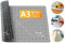 Ecraft Selbstheilende Schneidematte: 45,7 x 30,5 cm, doppelseitig, 5-lagig, Hobbymatte, A3, Drehschneidematte für Handwerk, Stoff, Nähen, Quilten, Scrapbooking, Projekte, grau/schwarz
