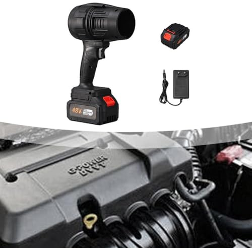 ReachMall Violent Turbofan, 1050W Violent Turbofan Car Dryer Air Blower, Violent Fan For Car Washing, Dust And Snow Removal(Black)