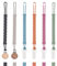 FITULABO Silicone Dummy Clips, One-Piece Design Soft & FlexiblePacifier Clips for Baby Boys and Girls, Fits Most Pacifiers and Teething Toys, 6 Pack