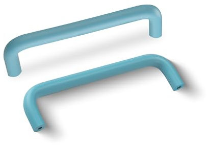 SPDYCESS 4Pcs Kitchen Cabinet Handles 96mm Hole Center Aluminium Cupboard Door Handle Pulls with Screws Colourful Handles for Drawer Wardrobe