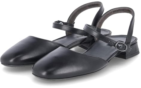 Paul Green 3843-03 Damen Flache Sandalen Glattleder in Black - Gr. 36