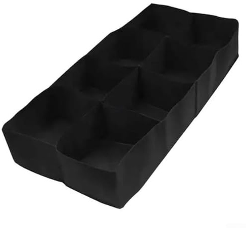 Hochbeet aus Stoff für den Außenbereich, 8 Gitter, perfekt für den effizienten Anbau von Gemüse, Blumen und anderen Pflanzen (120 x 60 x 30)