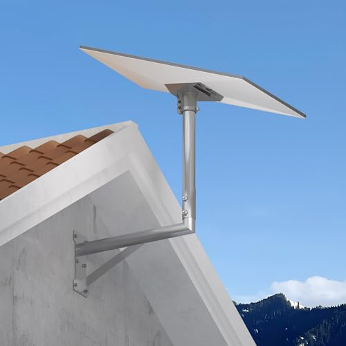 Mophamp Starlink Support Mural V3 Standard Wall Mount Long Gen 3 Fixation Avec Adaptateur de tuyau Réglable à 360°