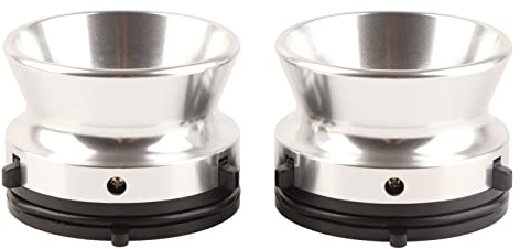 Nab-Hub-Adapter, 10-Zoll-Öffner, 1 Paar, polierte Aluminiumlegierung, universelle Ladevorrichtung für Tonbandgeräte von Studer ReVox Akai Teac (Silber)