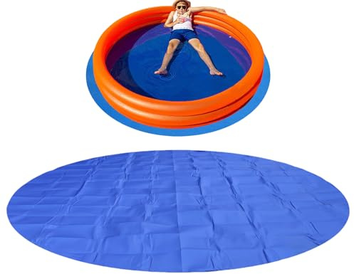 Tapis de Sol pour Piscine | Tapis Épais Rond pour Liner,sous-Bassement Renforcé Épais pour Meubles, Bateaux et Sol de Piscine