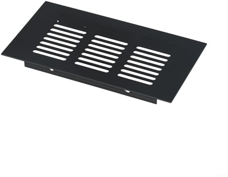 Rectangular Aluminum Air Vent Grille Cover for Cabinets Wardrobes Designed for Ventilation Suitable for Hydroponics Fans and Inline Extract Fans (80 * 150mm)