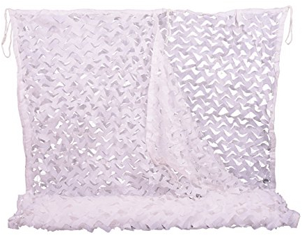 NINAT Tarnnetz Camouflage Netz 1.5Mx4M Weiße Jagd Tarn Waldlandschaft Outdoor Bundeswehr Tarn Armee Bundeswehr Army Camo Tarnung Net Camping