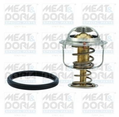 MEAT & DORIA 92097 Thermostat Kühlmittel Kühlwasserthermostat 80°C Kompatibel mit TOYOTA Yaris Schrägheck P9 00001338E8 1338E8 1612425380