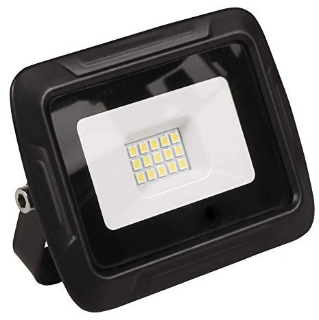 McShine - LED Außenstrahler Fluter | Super-Slim | IP44 (Neutralweiß, 4000K, 10 Watt) | für Außen geeignet | z. B. für Unterstände, Einfahrten, Eingänge uvam.