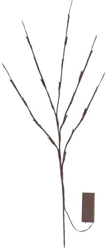 Mobestech 1pcs Branch Twig Light Christmas LED Simulative Willow Twig Branch Tree Lights Battery Powered Decoration Light with 20 Lamps for Christmas Home