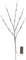 Mobestech 1pcs Branch Twig Light Christmas LED Simulative Willow Twig Branch Tree Lights Battery Powered Decoration Light with 20 Lamps for Christmas Home