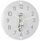 Hermle AVA 30906000791 Mechanische Wanduhr aus Glas, Nickel