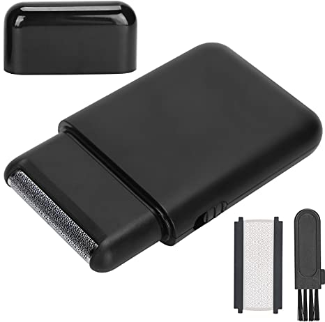 Glatze Rasierer, Elektrischer Rasierer Herren, Trocken Rasierapparat, Präzisionstrimmer, USB-Lade Elektrorasierer, Tragbarer Reiseschaum Rasierer Bartschneider, Abwaschbar