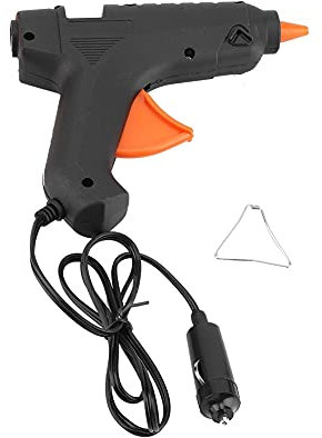 Pistola per Colla a Caldo per Auto, Mini Pistola Incollatrice 12V 40W Pistola per Colla a Caldo Ad Alta Temperatura per Arti Fai da Te Hobby Riparazioni Artigianali Tessuto Carta di Vetro Plastica