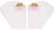 Quotidian Blanc Plat Petit Papier Kraft Sulfurisé Sachets Enveloppes 2 3/4 x 4 1/2 (7 x 11,5cm) Paquet de 100 - Petits Gadgets Friandises Bonbons Confettis de Mariage